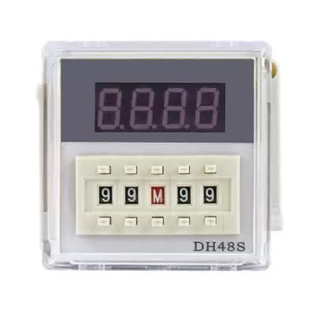 Реле времени цифровое 220V DH48S-2Z AC Энергия - Электрика, НВА - Реле, автоматизация и управление - Реле времени - Магазин электроприборов Точка Фокуса