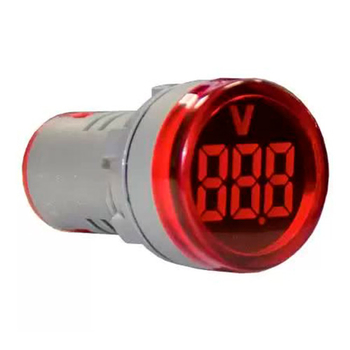 Индикатор значения напряжения AD22-RV красный Энергия - Электрика, НВА - Устройства управления и сигнализации - Сигнальная аппаратура - Магазин электроприборов Точка Фокуса